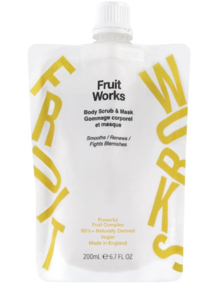 FRUIT WORKS Vartalonkuorinta ja naamio 200ml