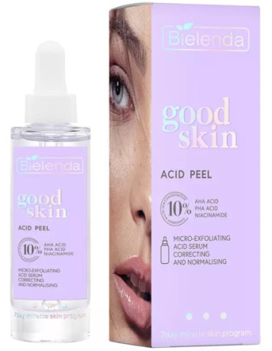 GOOD SKIN Acid peel - correcting and normalizing micro-exfoliating acid serum AHA+PHA acids 30ml