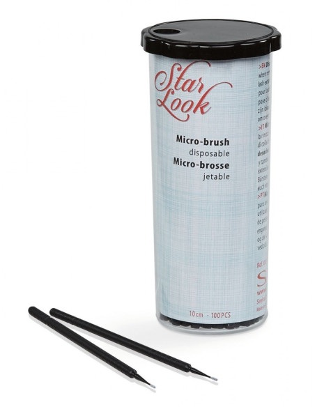 Star Look -ripsienpidennys- ja -poistoharja, hieno, 10 cm, 100 kpl