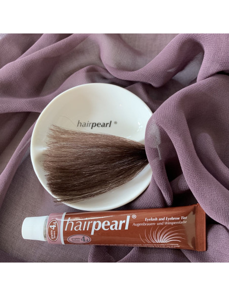 Hairpearl-kulmakarvaväri kermavaahto nro 4.4 grafiitinruskea