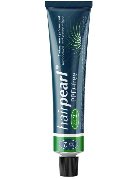 Hairpearl Ripsi- ja kulmakarvaväri, PPD-vapaa, nro 2 – sinimusta 20ml