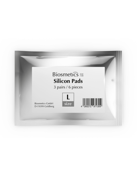 Biosmetics-ripsienpidennystyynyt, silikoni/koko L/3 paria