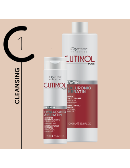 Oyster Cutinol Plus Keratin hiusöljy hauraiden hiusten rakennetta tukevaan hoitoon, 55 ml