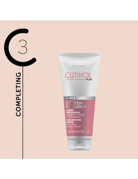 Oyster Cutinol Plus Curly kiharavoide kiharoiden määrittelyyn ja joustavuuteen, 200 ml