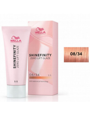 WELLA 08/34 SHINEFINITY RED 60ml