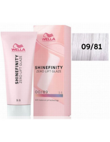 WELLA 09/81 SHINEFINITY PEARL 60ml