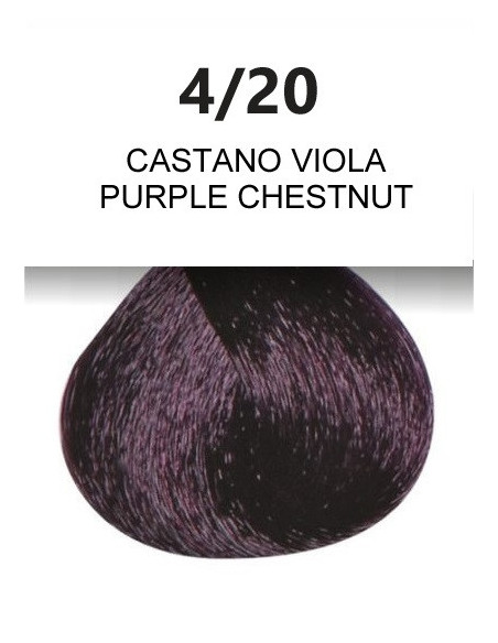 OYSTER PURITY Ammoniakiton hiusväri 4/20, Violetti kastanjanruskea 100ml