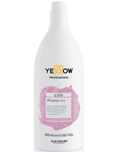 YELLOW LISS SHAMPOO anti-frizz shampoo for rebel hair 1500ml