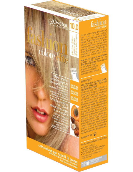 FASHION ELITE hiusväri 10.0, platinanvaalea 50ml+50ml+15ml