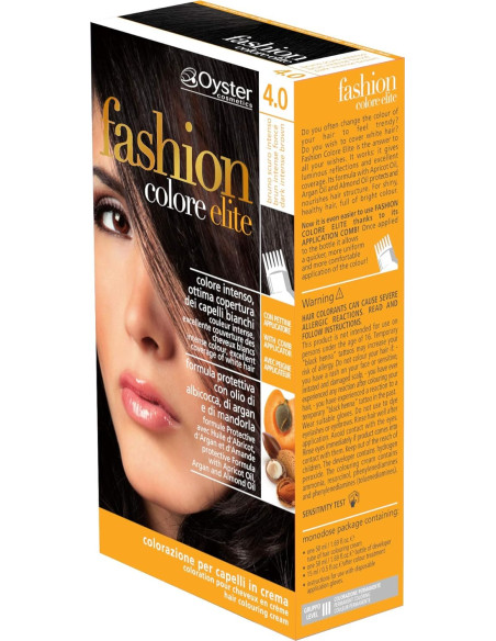 Fashion Colore Elite kestovärjäyspakkaus 4.0 tummanruskea (mokka), 50+50+15 ml