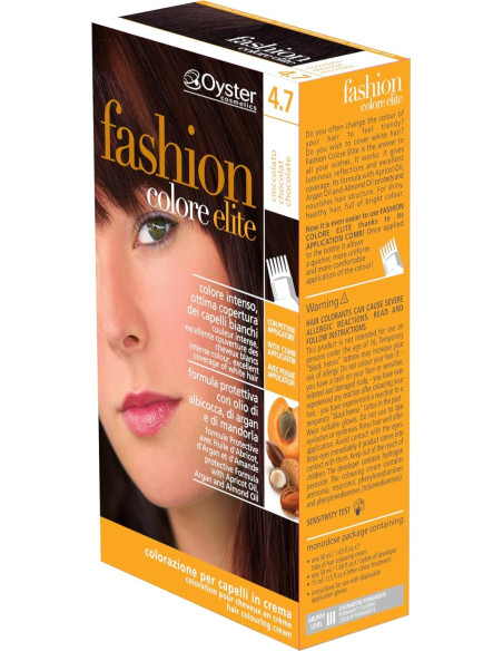 FASHION ELITE hiusväri 4.7, suklaa 50ml+50ml+15ml