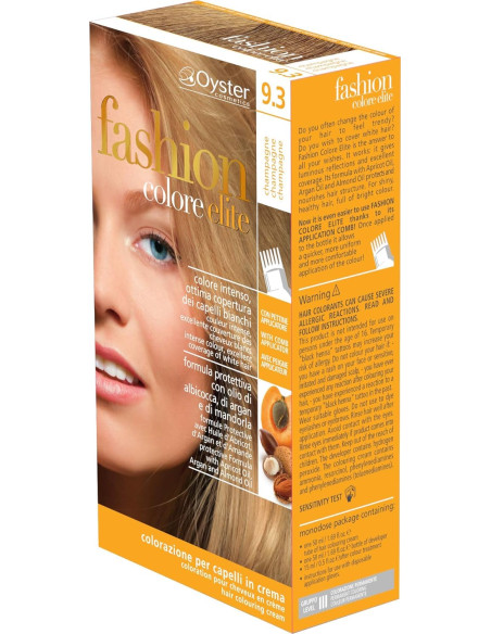 FASHION ELITE hiusväri 9.3, vaalea kullanvaalea 50ml+50ml+15ml