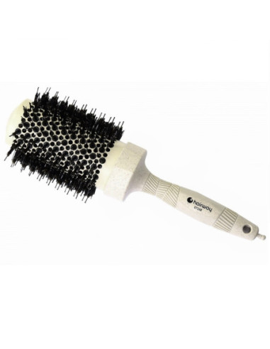 Thermal brush ORGANICA Ø 53/93 mm, 18-rowed, wild boar bristles, 153 g, beige