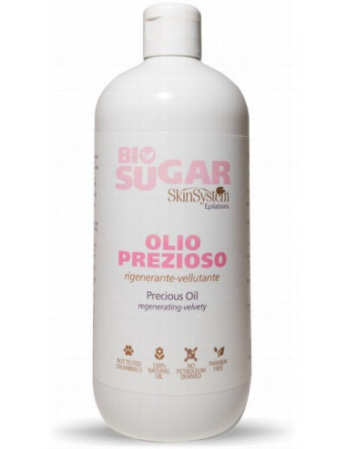 SkinSystem Eļļa ķermenim pēc depilācijas BIO SUGAR aromātu, jūtīgai ādai 500ml