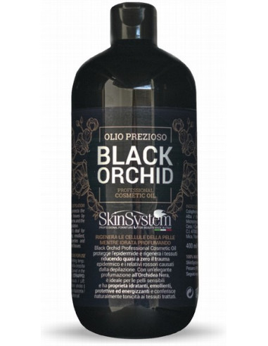 SkinSystem Eļļa ķermenim pēc depilācijas BLACK ORCHID, reģenerējoša, mitrinoša 500ml