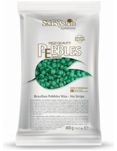 SkinSystem PEBBLES Hard-Hot Wax klorofyllivoide 400g