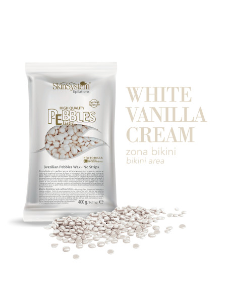 SkinSystem PEBBLES Kova-kuuma vaha Vaniljavoide 400g