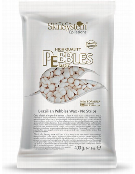 SkinSystem PEBBLES Kova-kuuma vaha Vaniljavoide 400g