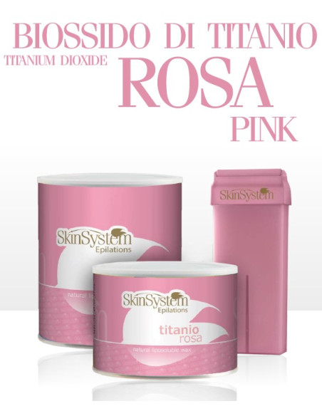 SkinSystem LE TITANO Wax Titaanidioksidi (vaaleanpunainen) 400ml