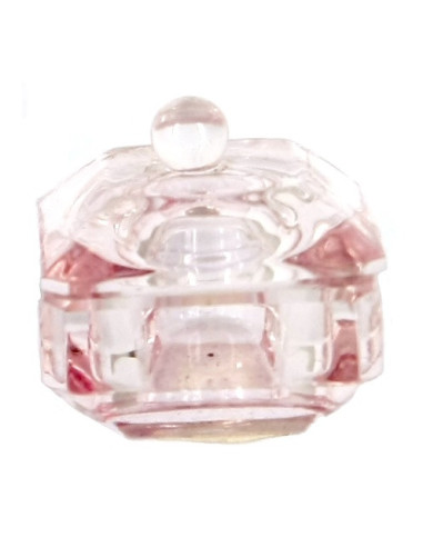 Bottle, Small, Crystal, square shape, purple