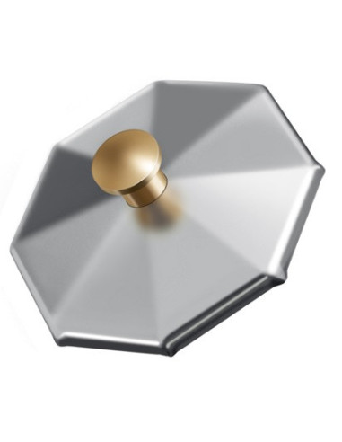 Metallikansi lasiastiaan, 1 kpl.