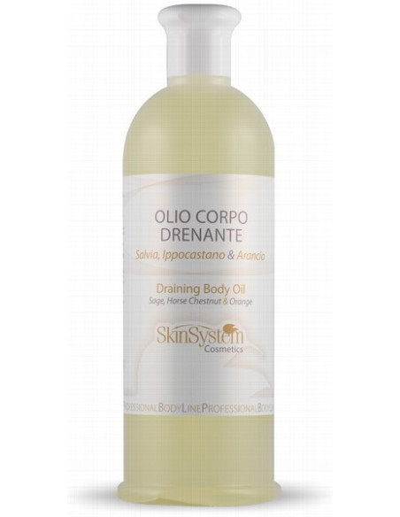 SkinSystem vartaloöljy hierontaan ja drenaažikäsittelyihin 500ml