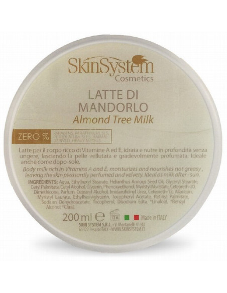 SkinSystem Body Milk (manteli) 200ml