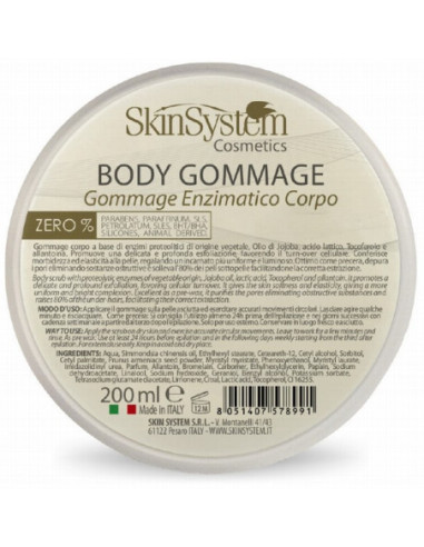 SkinSystem Body Scrub Gommage, Enzyme...