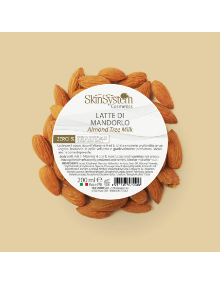 SkinSystem Body Milk (manteli) 200ml