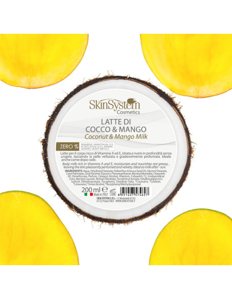 SkinSystem-vartalomaito (kookos/mango) 200ml