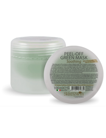 SkinSystem Peel-Off -kasvonaamio (vihreä) 100ml