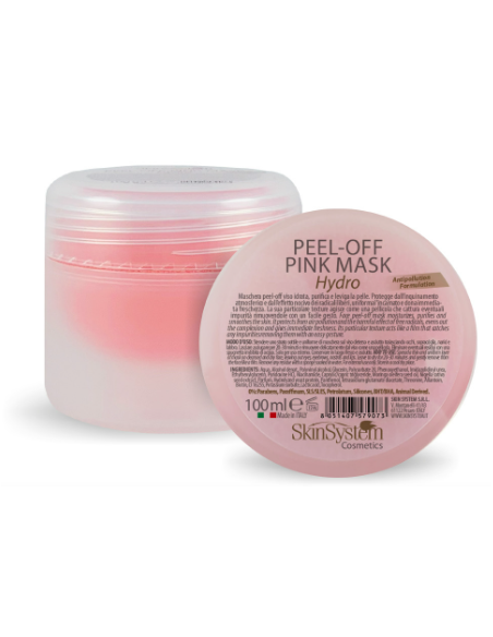 SkinSystem Peel-Off -kasvonaamio (vaaleanpunainen) 100ml