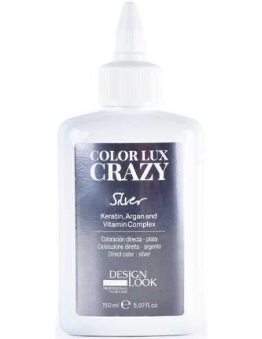 COLOR LUX CRAZY Hiusväri Hopea 150ml