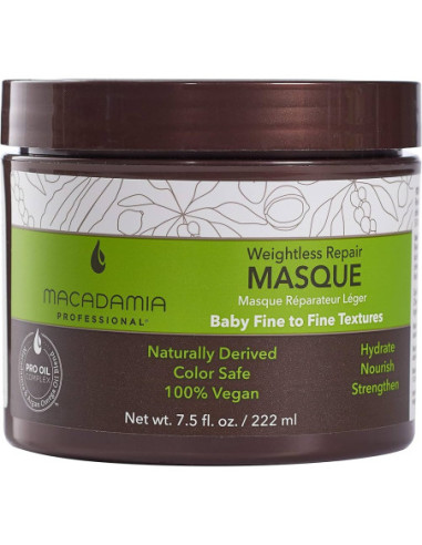 MACADAMIA Painoton Korjaava Naamio 222ml