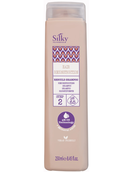 SILKY REBUILD -shampoo usein käytettävään, uudistavaan vaiheeseen 2 250ml
