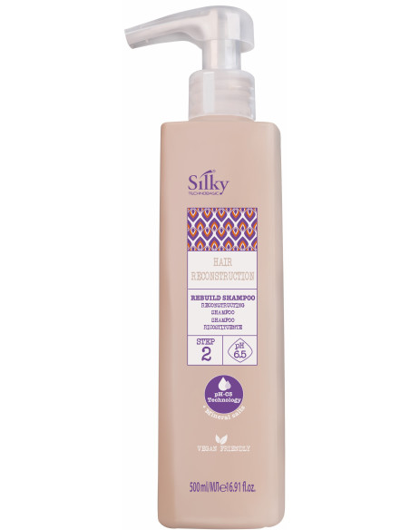 SILKY REBUILD -shampoo usein käytettävään, uudistavaan vaiheeseen 2 500ml