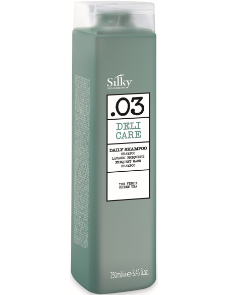 SILKY DELI CARE Shampoo päivittäiseen käyttöön, hellävarainen vaikutus, UV-suoja 250ml