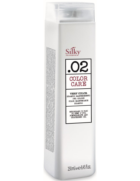 SILKY COLOR CARE -shampoo värjäyksen jälkeen, värin kiinnittämiseen, tehokkaasti kosteuttava 250ml