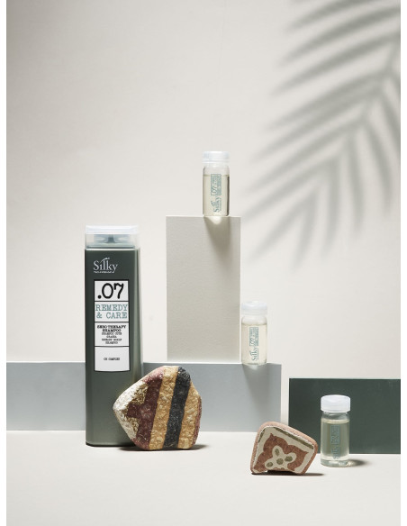 SILKY REMEDY CARE 07 Sebo-shampoo luonnollisen ihon tasapainon ylläpitämiseksi, talirauhasten eritystä säätelevä 1000ml