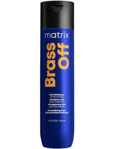 MATRIX TOTAL RESULTS BRASS OFF ŠAMPŪNS DZELTENĪGO TOŅU NEITRALIZĒŠANAI 300ML