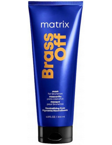 ĪPAŠI PIELĀGOJAMA NEITRALIZĒJOŠA MAKSA MATRIX TOTAL RESULTS BRASS OFF 200ML