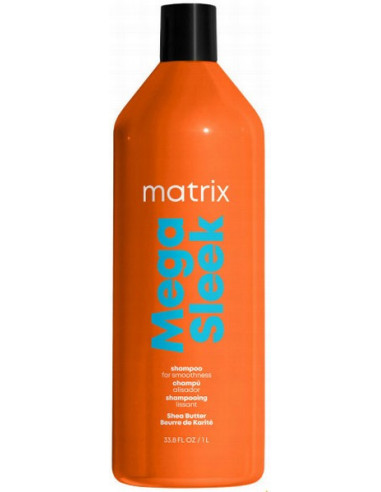 MATRIX TOTAL RESULTS MEGA SLEEK ŠAMPŪNS AR ŠĪ SVIESTU NEPAKĻĀVĪGIEM MATIEM 1000ML