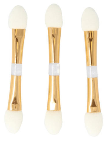 Double Eye shadow applicator brushes