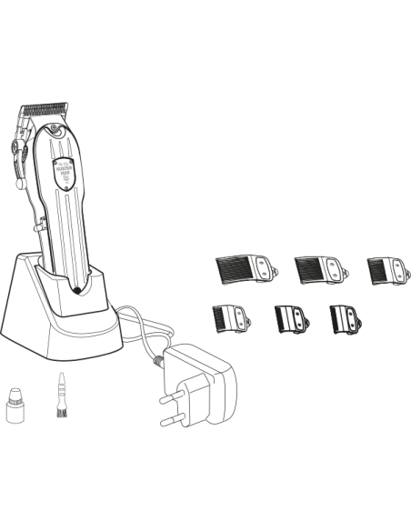 KUSTER Hiustenleikkuri IRON-CUT PW555 Hopea