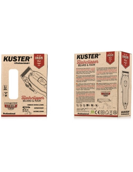 KUSTER Hiustenleikkuri IRON-CUT PW555 Hopea