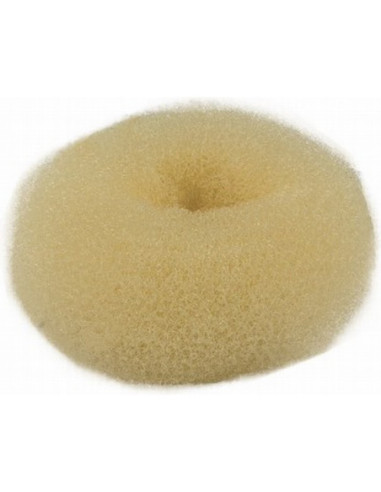 Hiussolmu, pyöreä vaalea 12x5cm