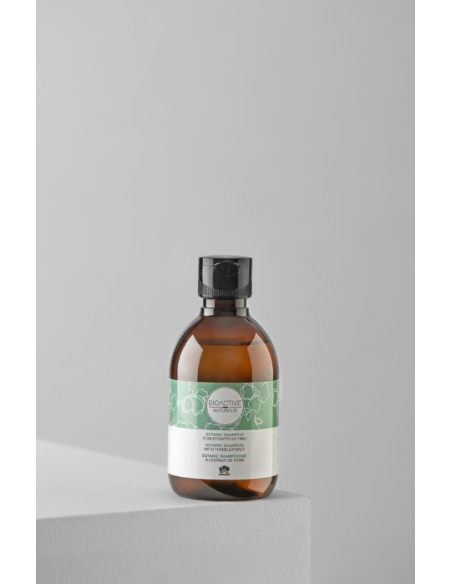 BIOACTIVE NATURALIS Shampoo timjamilla ja oliiviuutteella värjätyille hiuksille 230ml