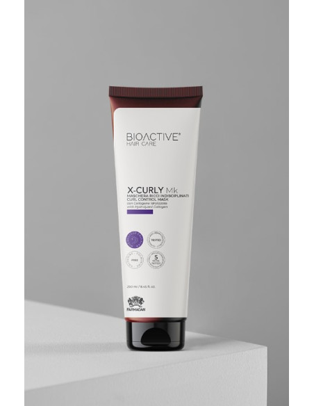 BIOACTIVE X-CURLY -naamio kiharien hiusten strukturointiin 250ml