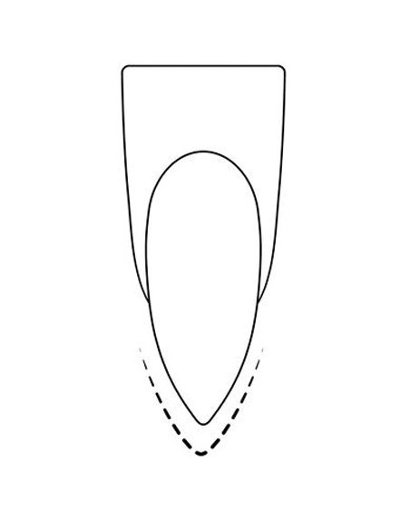 Dual-muotit kynsien muotoiluun, 120 kpl, nro 2, Dual System