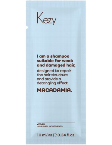 Shampoo hauraille ja vaurioituneille...